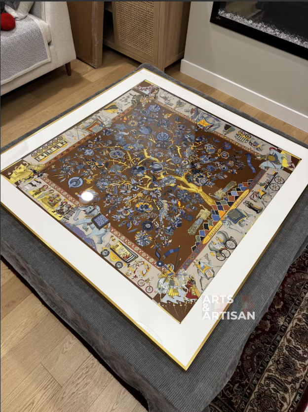 Scarf Frame, Hermès Scarf Frame, Framed Scarf, Frame for Scarf, Silk Scarf Frame, Frame for Silk Scarf, LV Scarf Frame, Framed Wall Art, DIY Scarf Framing, Acrylic Scarf Frame, 34 inch scarf frame, frame for scarf 90cm, hermes scarf 70 frame, custom scarf framing, vintage hermes scarf, Home Decor
