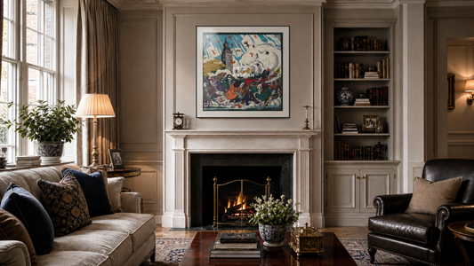 How to Display a Silk Scarf as Wall Art - U.K. Collector's Guide