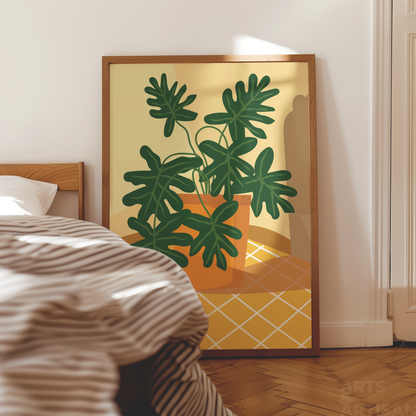 Quiet Morning with Plant