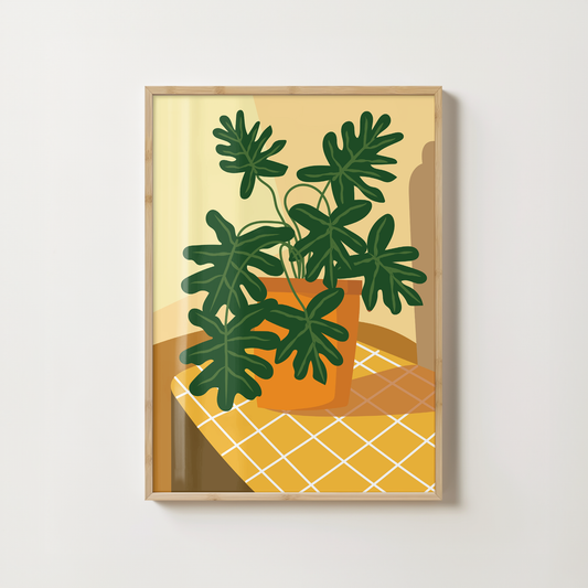 Quiet Morning with Plant