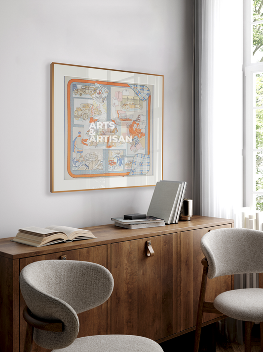 scarf frame, hermes scarf frame, hermes scarf framed, silk scarf frame, hermes scarf framing, scarf framing, acrylic scarf frame