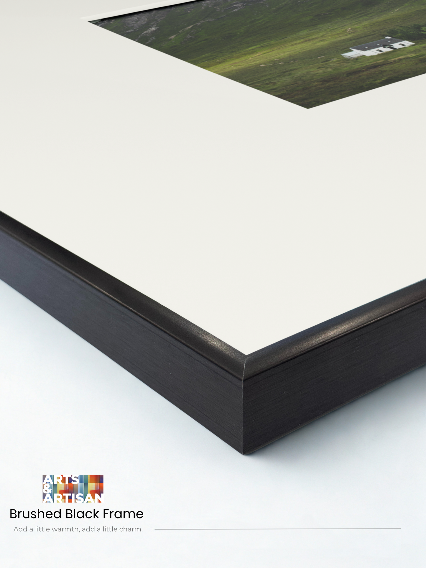 Gallery Frame 17x17" in Black | Gallery-Grade Art Display | Minimalist Art Frame