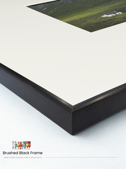 Gallery Frame 17x17" in Black | Gallery-Grade Art Display | Minimalist Art Frame