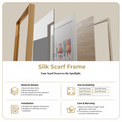 scarf frame, hermes scarf frame, hermes scarf framed, silk scarf frame, hermes scarf framing, scarf framing, acrylic scarf frame