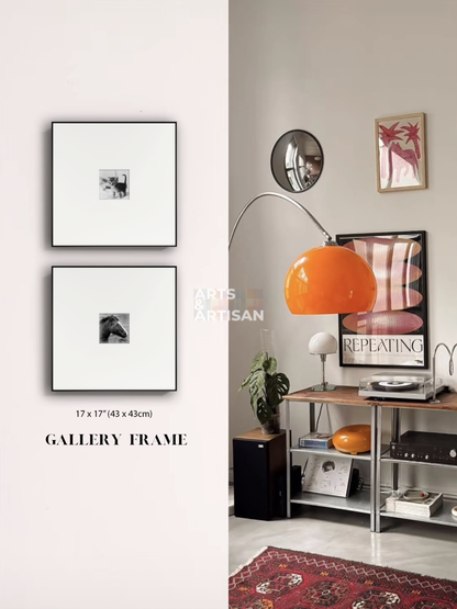 Black Gallery Frame | Museum Quality Frame for Modern Art Display | Minimalist Art Frame