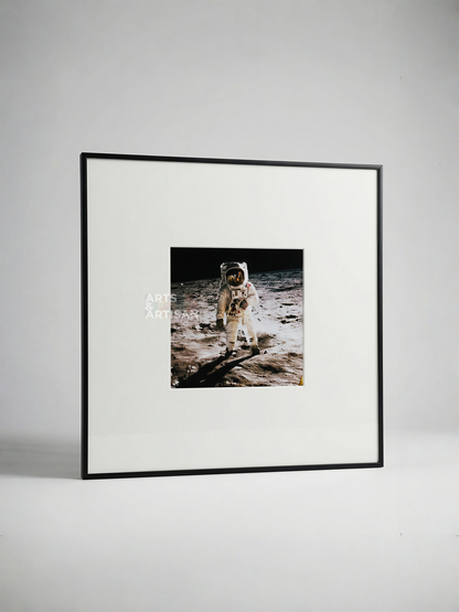 Gallery Wall Frame 17x17" Black Aluminum | Slim Modern Minimalist Picture Frame Art Display