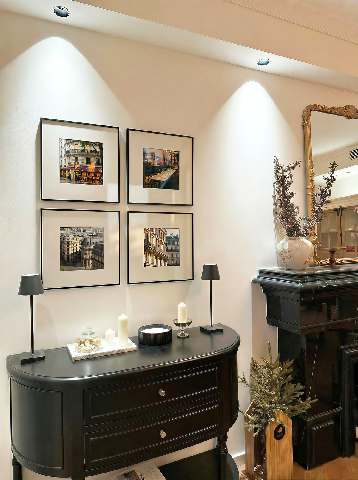 black aluminum frame, Gallery Wall Frame, metal picture frame,17x17 Frame, minimalist art frame, framed wall decor, modern home decor, wall art frame, square picture frame, slim picture frame, black gallery frame