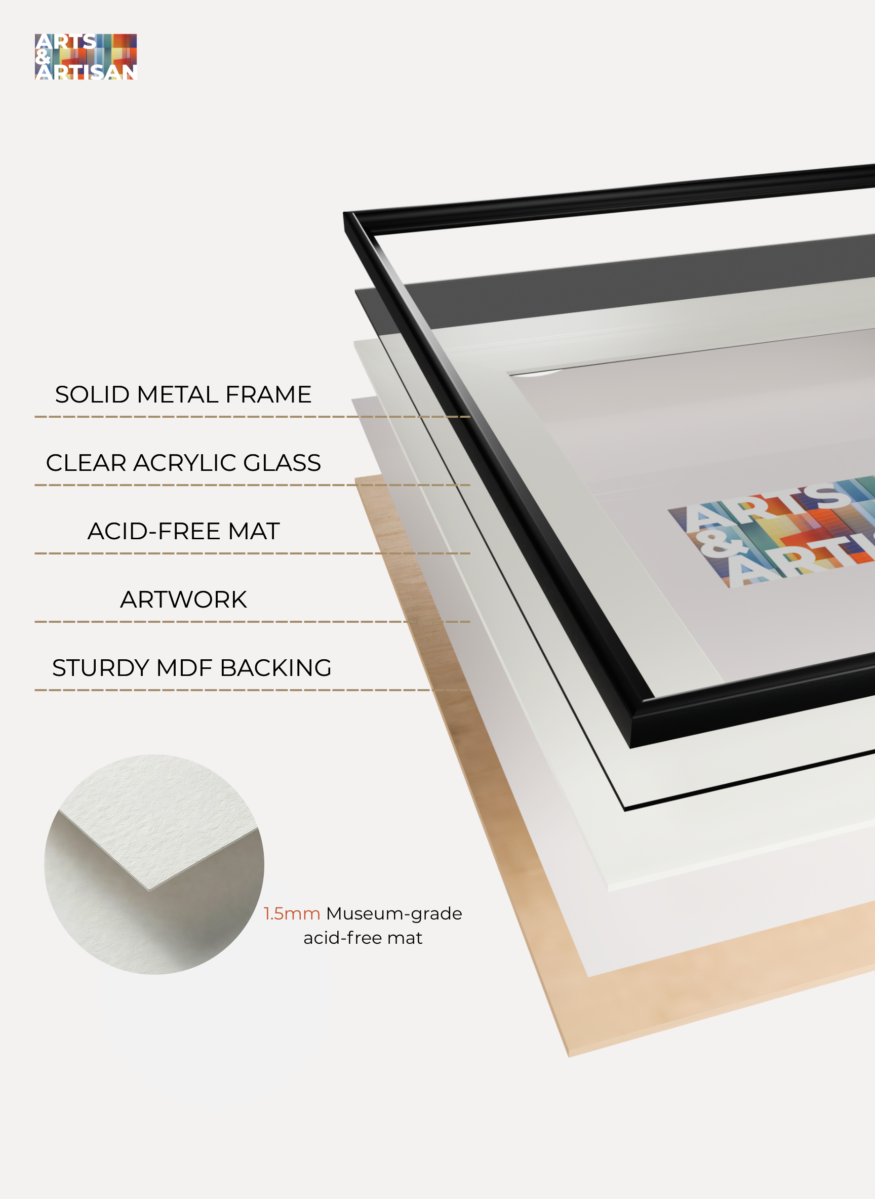 black aluminum frame, Gallery Wall Frame, metal picture frame,17x17 Frame, minimalist art frame, framed wall decor, modern home decor, wall art frame, square picture frame, slim picture frame, black gallery frame