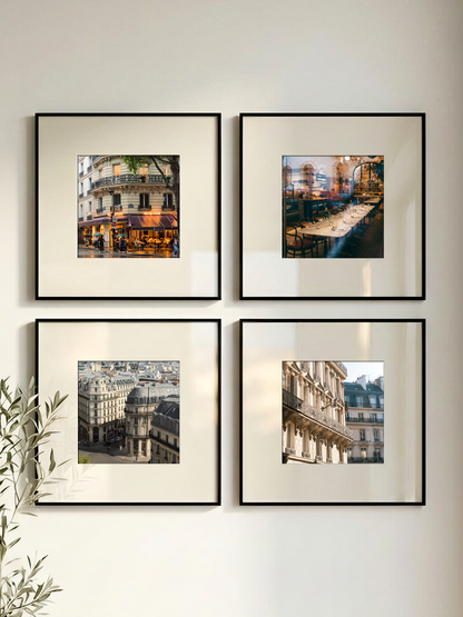 black aluminum frame, Gallery Wall Frame, metal picture frame,17x17 Frame, minimalist art frame, framed wall decor, modern home decor, wall art frame, square picture frame, slim picture frame, black gallery frame